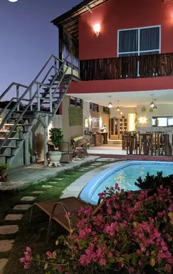 A piscina em ou perto de Pousada pontal das estrelas
