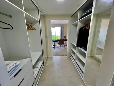 Uma televisão e/ou sistema de entretenimento em Cobertura Maravilhosa no Porto Das Dunas