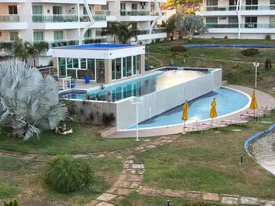 A piscina em ou perto de Cobertura Maravilhosa no Porto Das Dunas