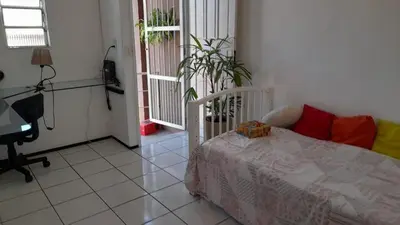 Uma cama ou camas num quarto em Apartamento aconchegante na Cidade 2000