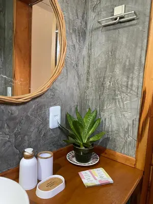 Uma casa de banho em Aquarela Lofts em Icaraizinho