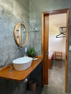Uma casa de banho em Aquarela Lofts em Icaraizinho