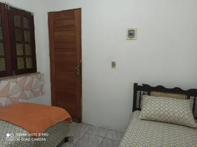 Uma cama ou camas num quarto em Chácara da Lilian