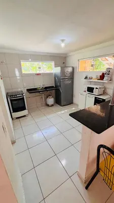 A cozinha ou kitchenette de Duplex com Piscina a 7 KM do Beach Park