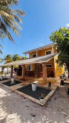 O edifício onde a casa de férias está situado