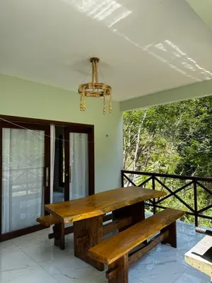 Uma varanda ou terraço em Casa Aconchego da Serra - Pacoti