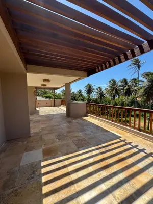Uma varanda ou terraço em Vila Dos Ventos