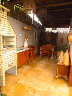 Uma área de estar em Casa Namolmar