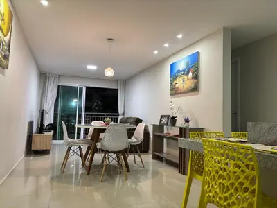 Uma área de estar em Apartamento em Solarium Residence