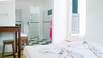 Uma casa de banho em Hostel Jericoacoariano