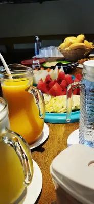 Refeições na casa de férias ou nas proximidades