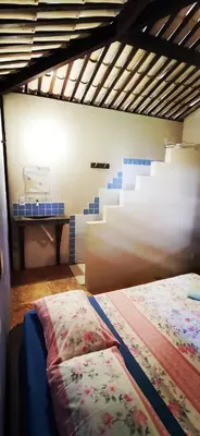 Uma cama ou camas num quarto em Casa 3 quartos pousada VIDABOA