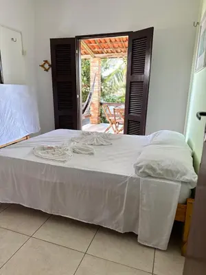Uma cama ou camas num quarto em Casa Florida