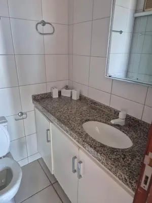 Uma casa de banho em Fortaleza vista mar Terraços do ATLÂNTICO
