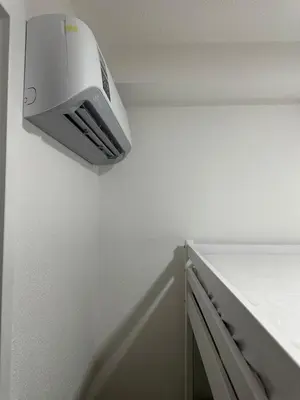 A planta de Apartamento Frente a Praia