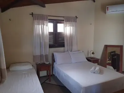 Uma cama ou camas num quarto em Casa Jeri Duo