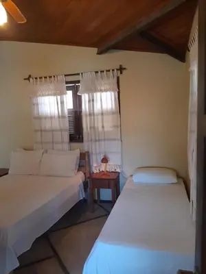 Uma cama ou camas num quarto em Casa Jeri Duo