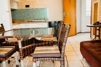 Uma área de estar em Classic Residence
