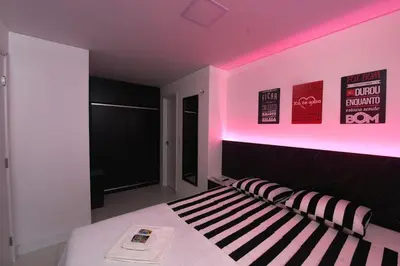 Uma cama ou camas num quarto em Aquarius Residence 806 Vista Mar