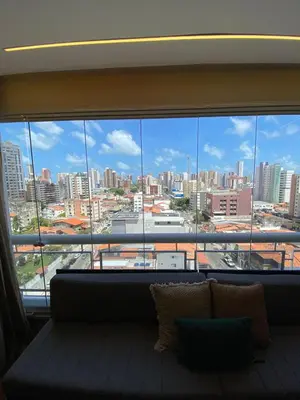 Uma área de estar em Apt 3BR luxo com 2 garagens na melhor localização
