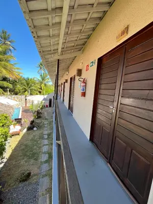 O edifício onde o hotel está situado