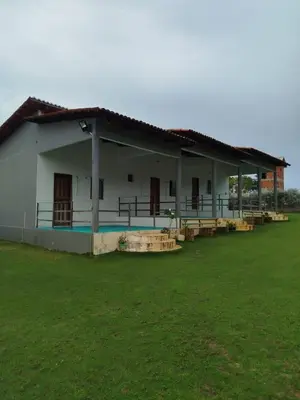 O edifício onde a casa de férias está situado