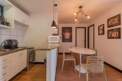A cozinha ou kitchenette de Porto de Iracema Beira Mar