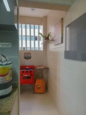 A cozinha ou kitchenette de Aconchego e Localização