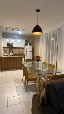 A cozinha ou kitchenette de Porto das Dunas, 2 quartos