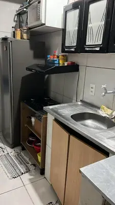 A cozinha ou kitchenette de Apartamento 2 quartos Next to Beira Mar