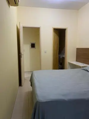 Uma cama ou camas num quarto em Apartamento Kite Village Deluxe Cumbuco