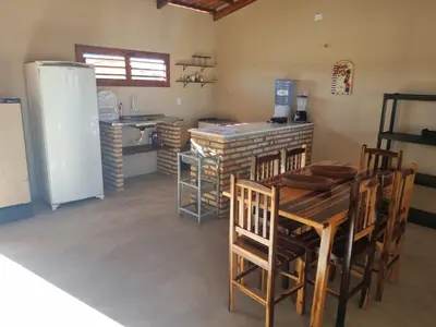 A cozinha ou kitchenette de Canto das Ondas