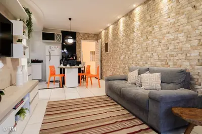 A cozinha ou kitchenette de Beach Living, Pé na Areia, 400 metros do Beach Park