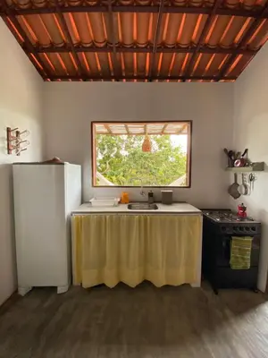 A cozinha ou kitchenette de Chalé Vila Mathilde
