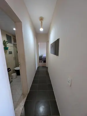 Uma televisão e/ou sistema de entretenimento em Apartamento do futuro