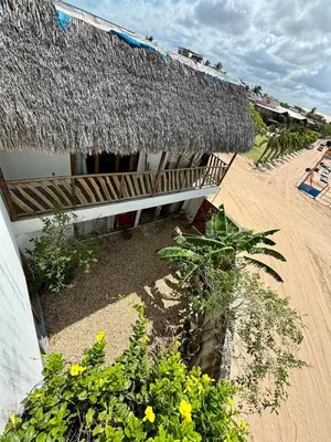O edifício onde a casa de férias está situado