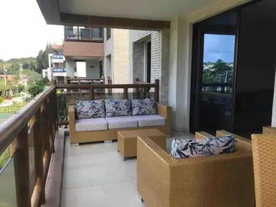 Uma área de estar em Apartamento no WaiWai Cumbuco