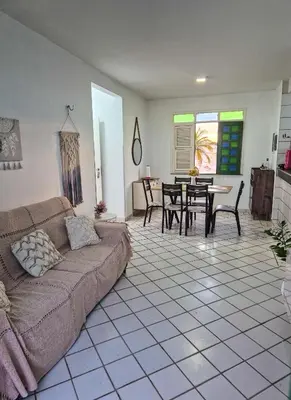 Uma área de estar em Porto Canoa Residence
