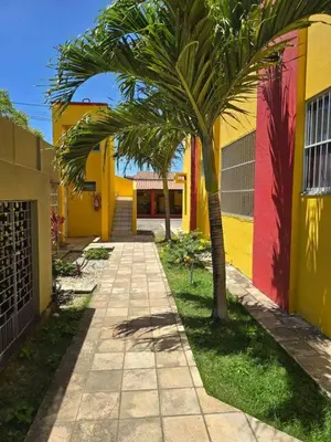 O edifício onde o apartamento está situado