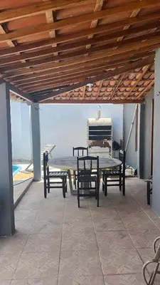 Um pátio ou outra área exterior em Casa por do Sol