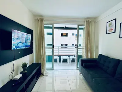 Uma televisão e/ou sistema de entretenimento em Brisa do Mar Residence by Holiday Stays