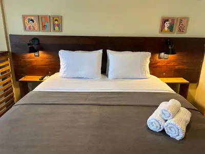 Uma cama ou camas num quarto em Casa Manari