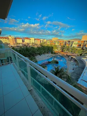 A piscina em ou perto de Palm Beach Cobertura Duplex ao lado do Beach Park