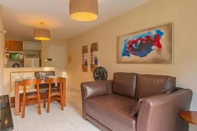 A cozinha ou kitchenette de VG Sun #109 - Apartamento em Cumbuco by Carpediem