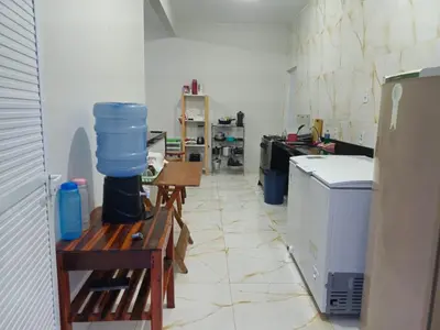 A cozinha ou kitchenette de Casa Recanto dos ventos-espaço inteiro-Barra nova -Cascavel-CE