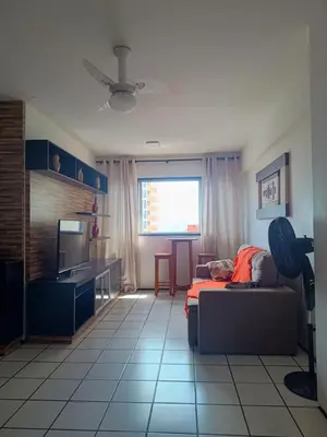 Uma área de estar em Apartamento praia de Iracema Fortaleza