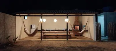 A planta de Casa na lagoa do Paraíso- Villa Bem Estar