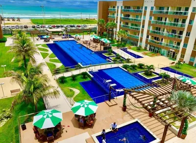 A piscina em ou perto de VGFUN 233-60m2-2 quartos2wcs-VistaMar-Pé na Areia