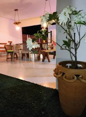 Uma área de estar em KaBeat House Icaraizinho
