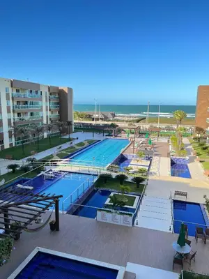 A planta de VG FUN 342 Pé na Areia Vista Mar Praia Futuro Imob Temporada